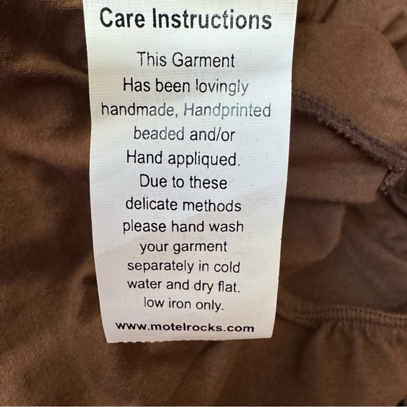 Motel Rocks Low Rise Tie Ruched Bootcut Pants - Picture 12 of 13